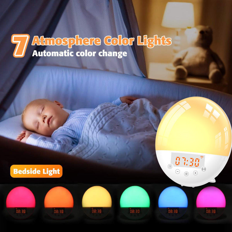 WiFi Voice Control Sunrise Alarm Clock with Natural Wake-Up Light