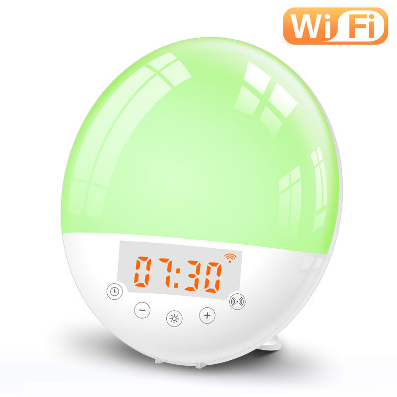 WiFi Voice Control Sunrise Alarm Clock with Natural Wake-Up Light