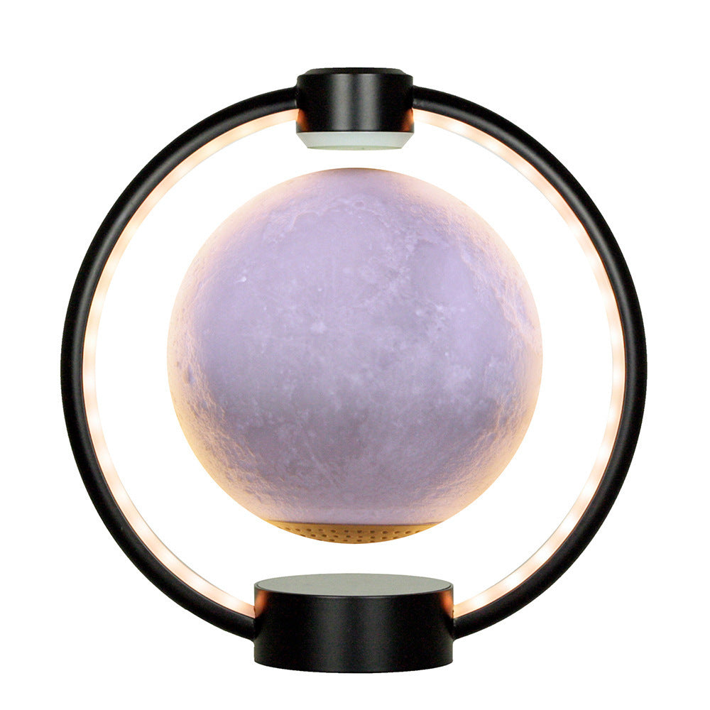 Maglev Moon Lamp with Bluetooth Speaker – Levitating 3D LED Sphere