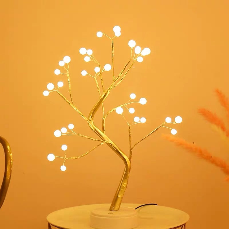 LED Copper Wire Tree Light – USB & Battery Powered Decorative Light