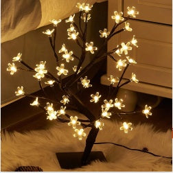 LED Copper Wire Tree Light – USB & Battery Powered Decorative Light