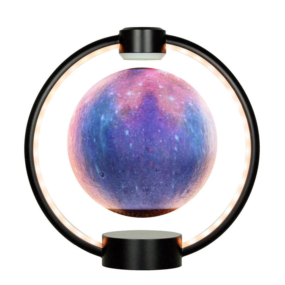 Maglev Moon Lamp with Bluetooth Speaker – Levitating 3D LED Sphere