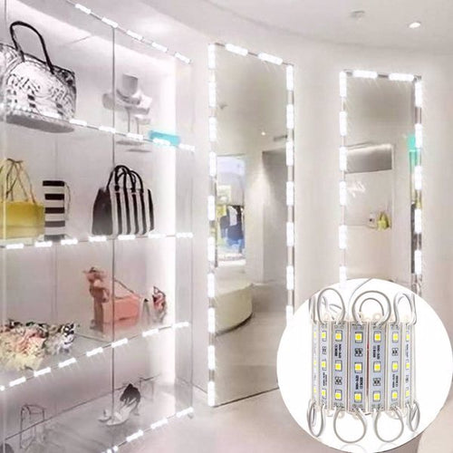 10ft LED Waterproof Module Light Strip – 60 SMD 5050 Lights for Signs & Decor